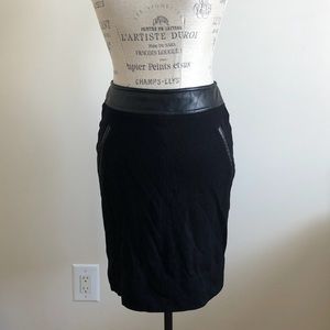 Pencil Black Skirt